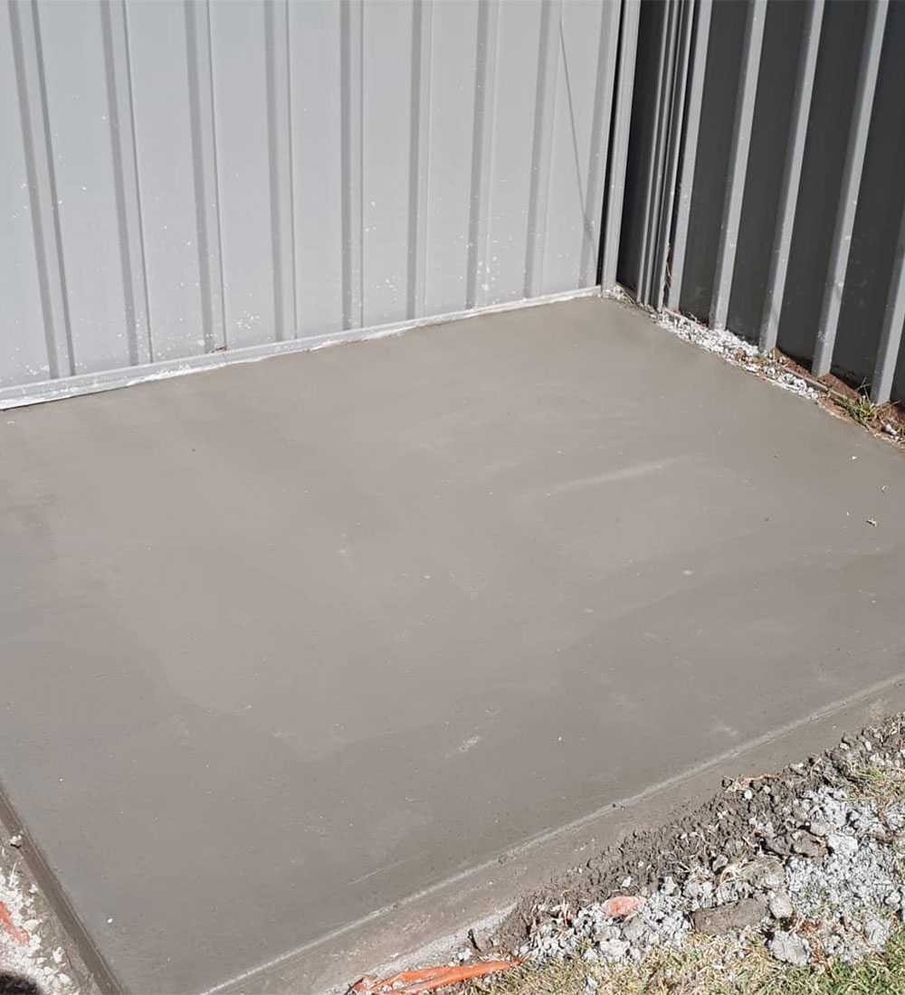 Concrete Slab For Shed